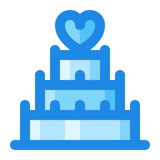 torta nuziale Generic Blue icona