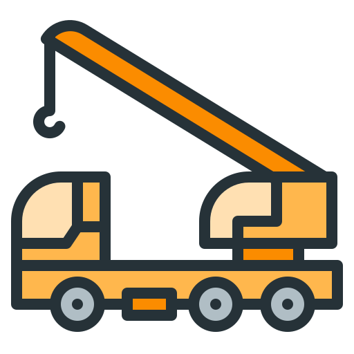 Crane truck Generic Outline Color icon