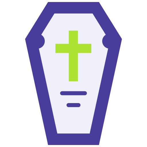 Coffin Good Ware Flat icon