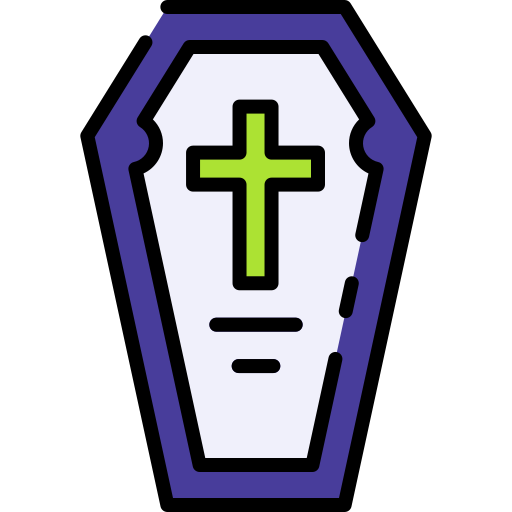 Coffin Good Ware Lineal Color icon