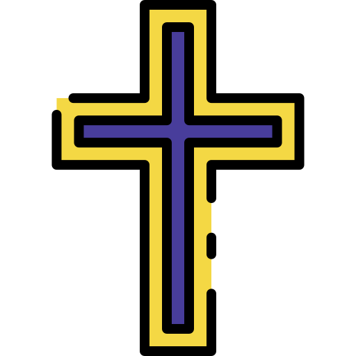 Cross Good Ware Lineal Color icon