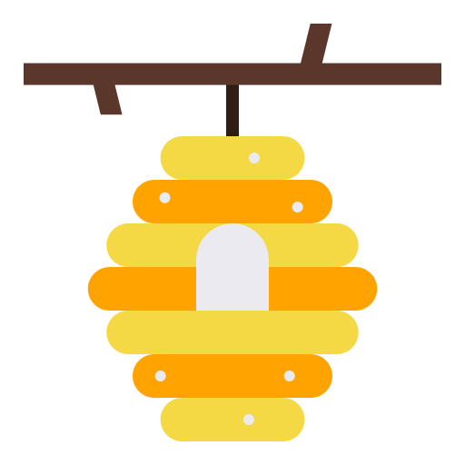 Beehive Good Ware Flat icon