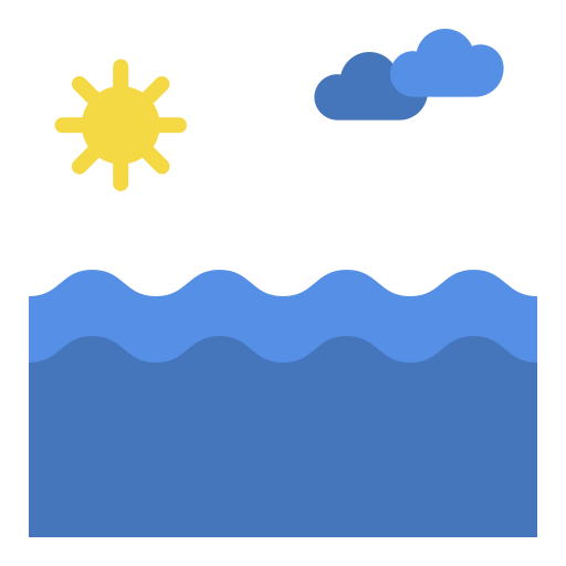 jezioro Good Ware Flat ikona
