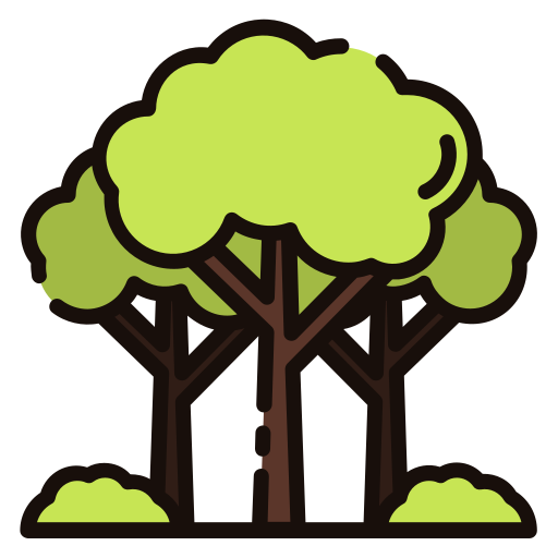 Trees Good Ware Lineal Color icon