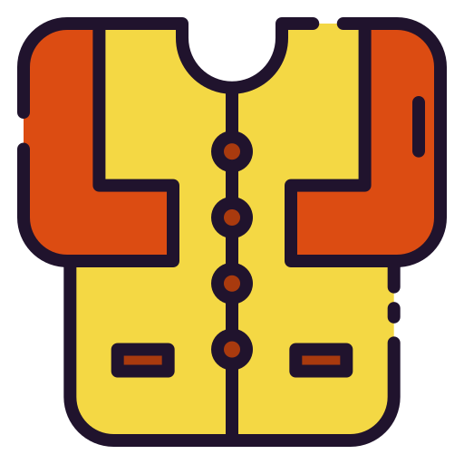 Strait jacket Good Ware Lineal Color icon