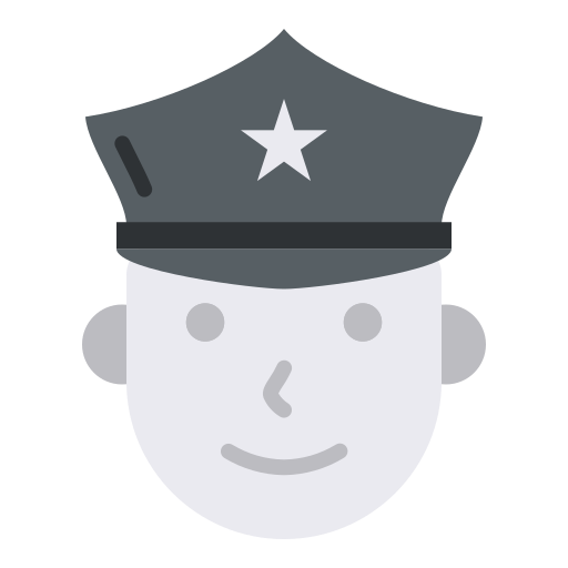 policjant Good Ware Flat ikona