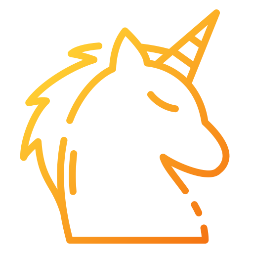 unicornio Good Ware Gradient icono