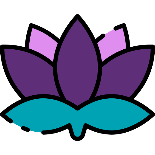 fiore di loto Good Ware Lineal Color icona