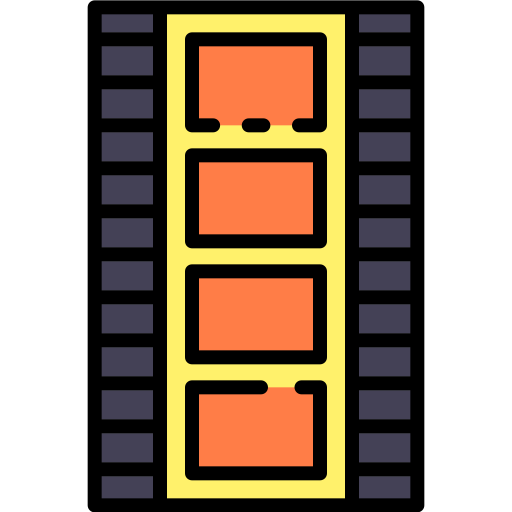 filmstrip Good Ware Lineal Color icoon