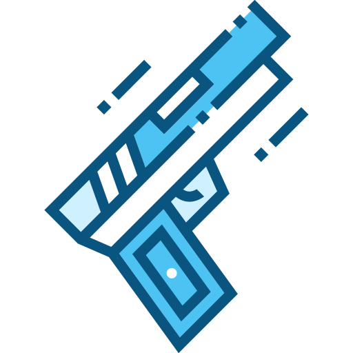 pistool Generic Blue icoon