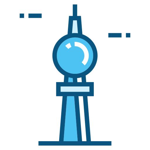 fernsehturm berlin Generic Blue icon