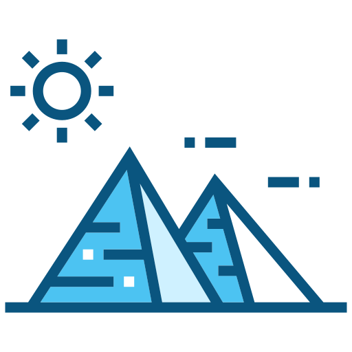 piramides Generic Blue icoon