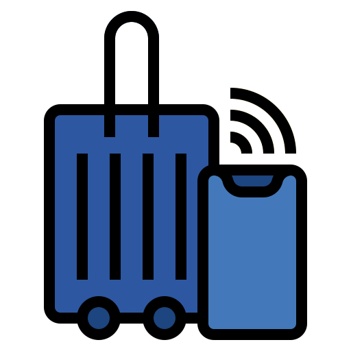 Luggage Generic Outline Color icon