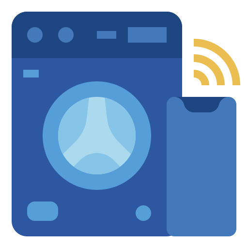 Smart washing machine Generic Flat icon