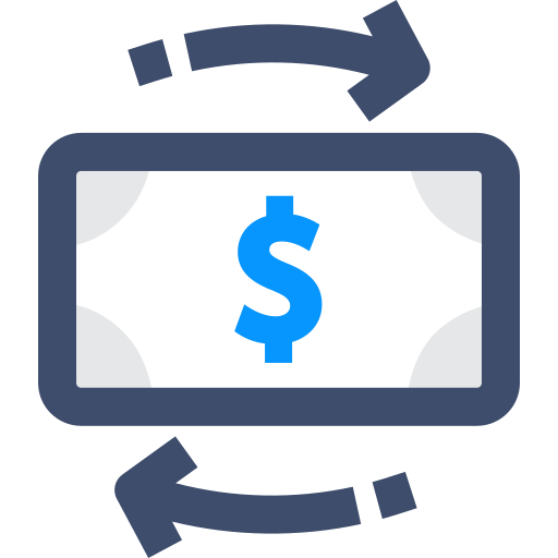 flujo de dinero SBTS2018 Blue icono