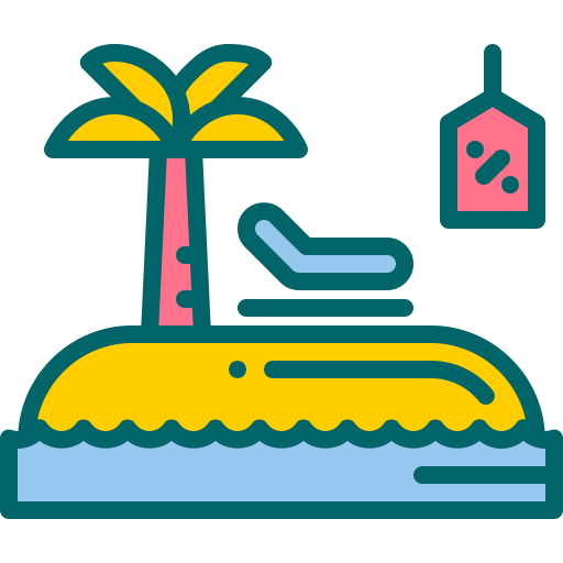 wyspa Berkahicon Lineal Color ikona