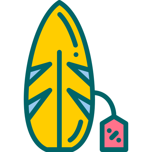 surfplank Berkahicon Lineal Color icoon