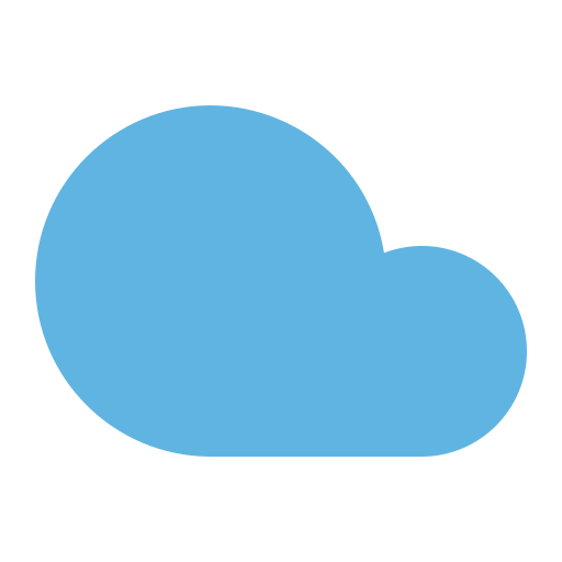 nuage Generic Blue Icône