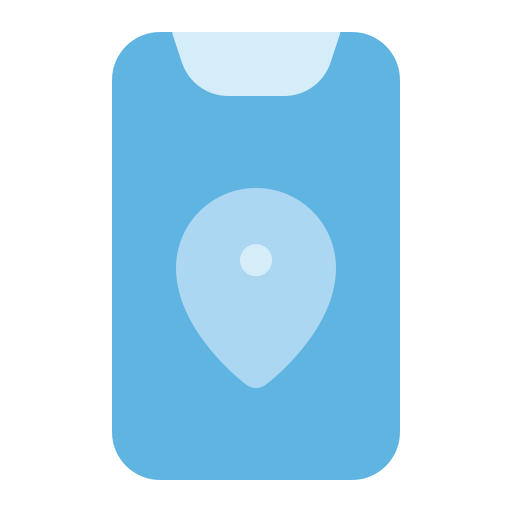 mappa mobile Generic Blue icona