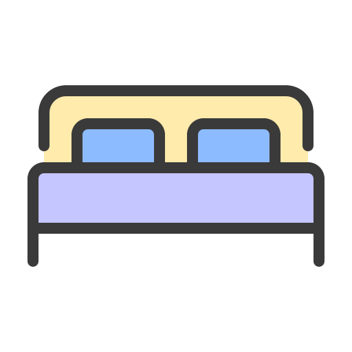寝室 Generic Outline Color icon