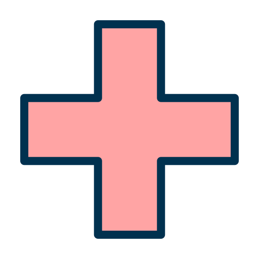 Hospital sign Generic Outline Color icon