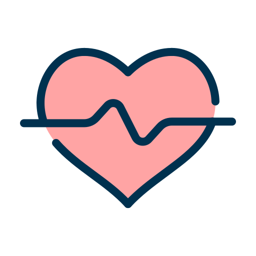 Healthy heart Generic Outline Color icon
