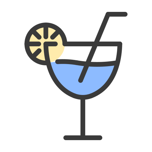 Bebida Generic Outline Color icono