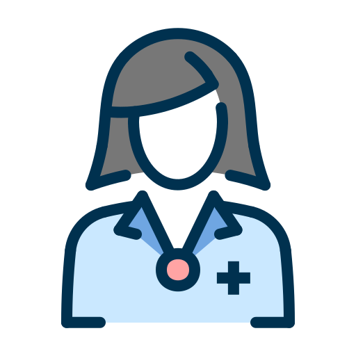 Ärztin Generic Outline Color icon