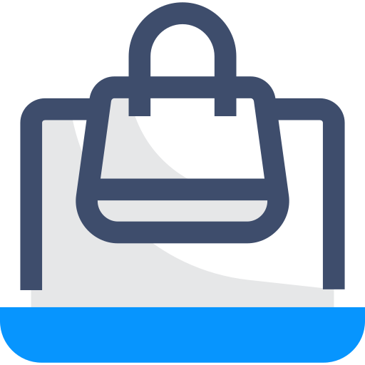 Online shopping SBTS2018 Blue icon