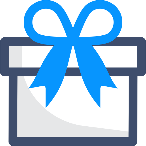 pudełko na prezent SBTS2018 Blue ikona