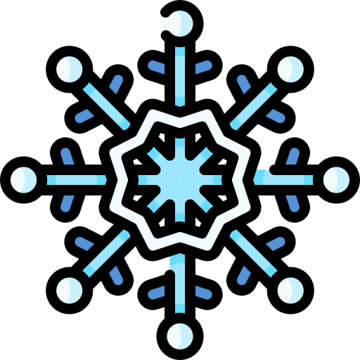 płatki śniegu Special Lineal color ikona