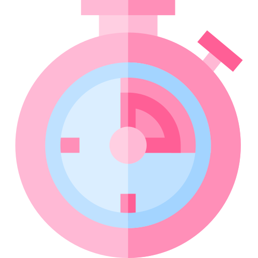 timer Basic Straight Flat icoon