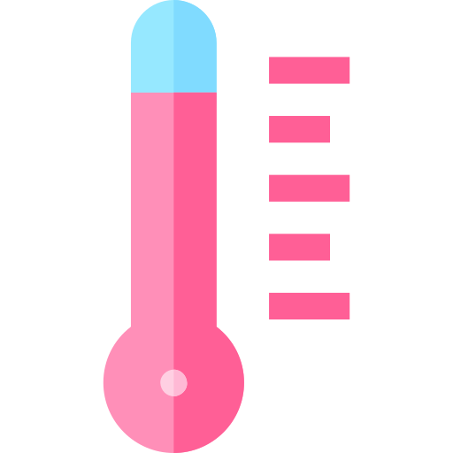 thermometer Basic Straight Flat icon