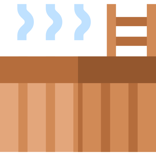 gorący basen Basic Straight Flat ikona