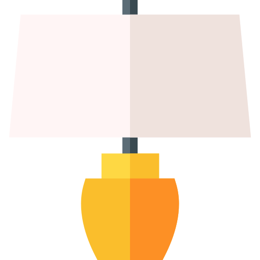 테이블 램프 Basic Straight Flat icon