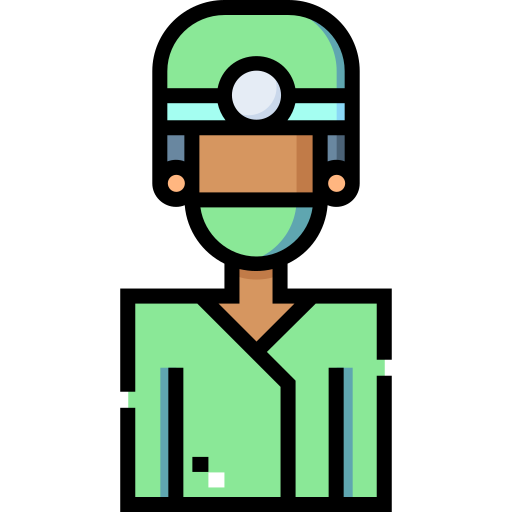 chirurg Detailed Straight Lineal color ikona