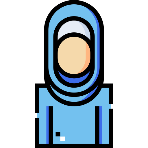 Muslim Detailed Straight Lineal color icon