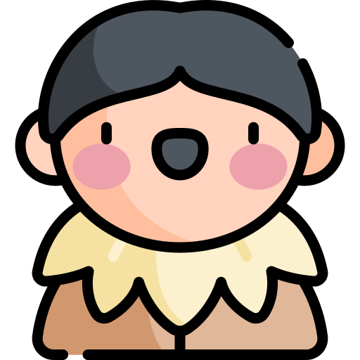 エスキモー Kawaii Lineal color icon