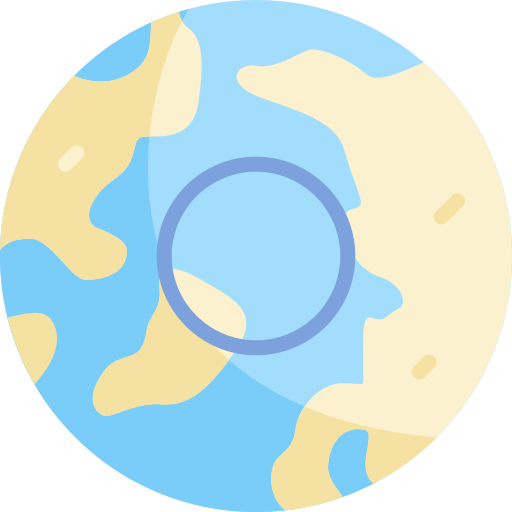 biegun północny Kawaii Flat ikona