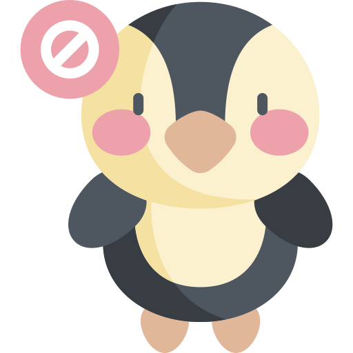 Penguin Kawaii Flat icon