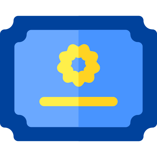 졸업 증서 Basic Rounded Flat icon