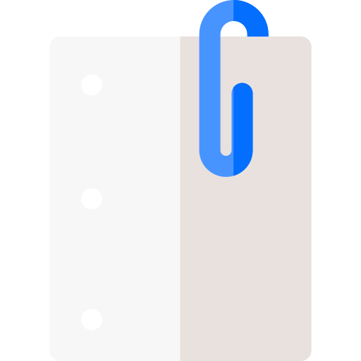 종이 클립 Basic Rounded Flat icon