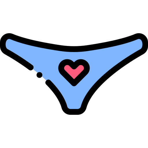 Underwear Detailed Rounded Lineal color icon
