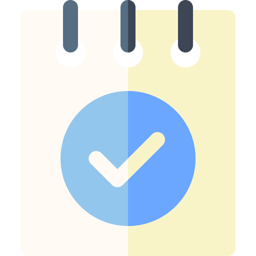 노트 Basic Rounded Flat icon