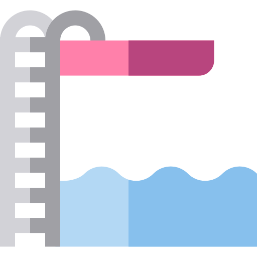 trampolim Basic Straight Flat Ícone