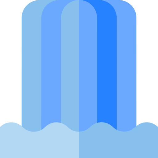 滝 Basic Straight Flat icon