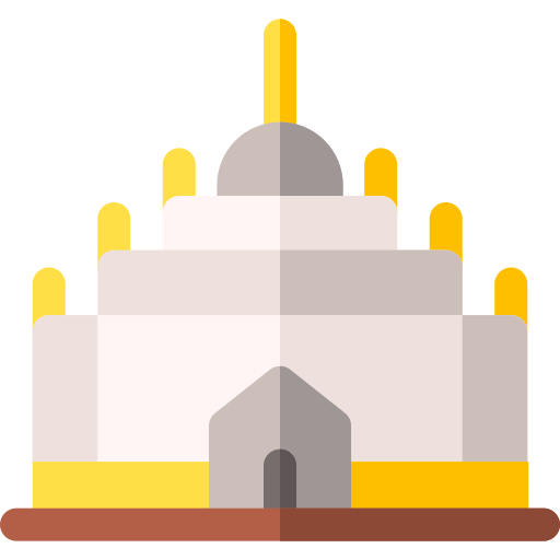 Храм Татбиинню Basic Rounded Flat иконка