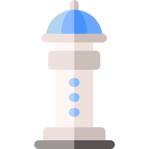 wieża turhala Basic Rounded Flat ikona