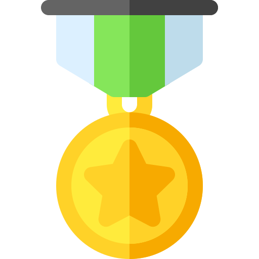 médaille Basic Rounded Flat Icône