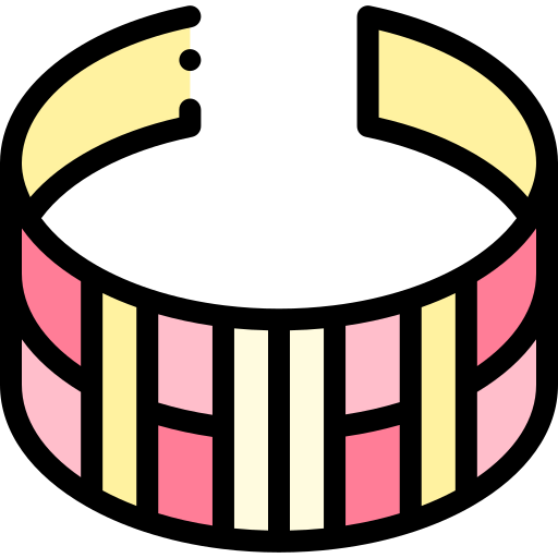 バングル Detailed Rounded Lineal color icon